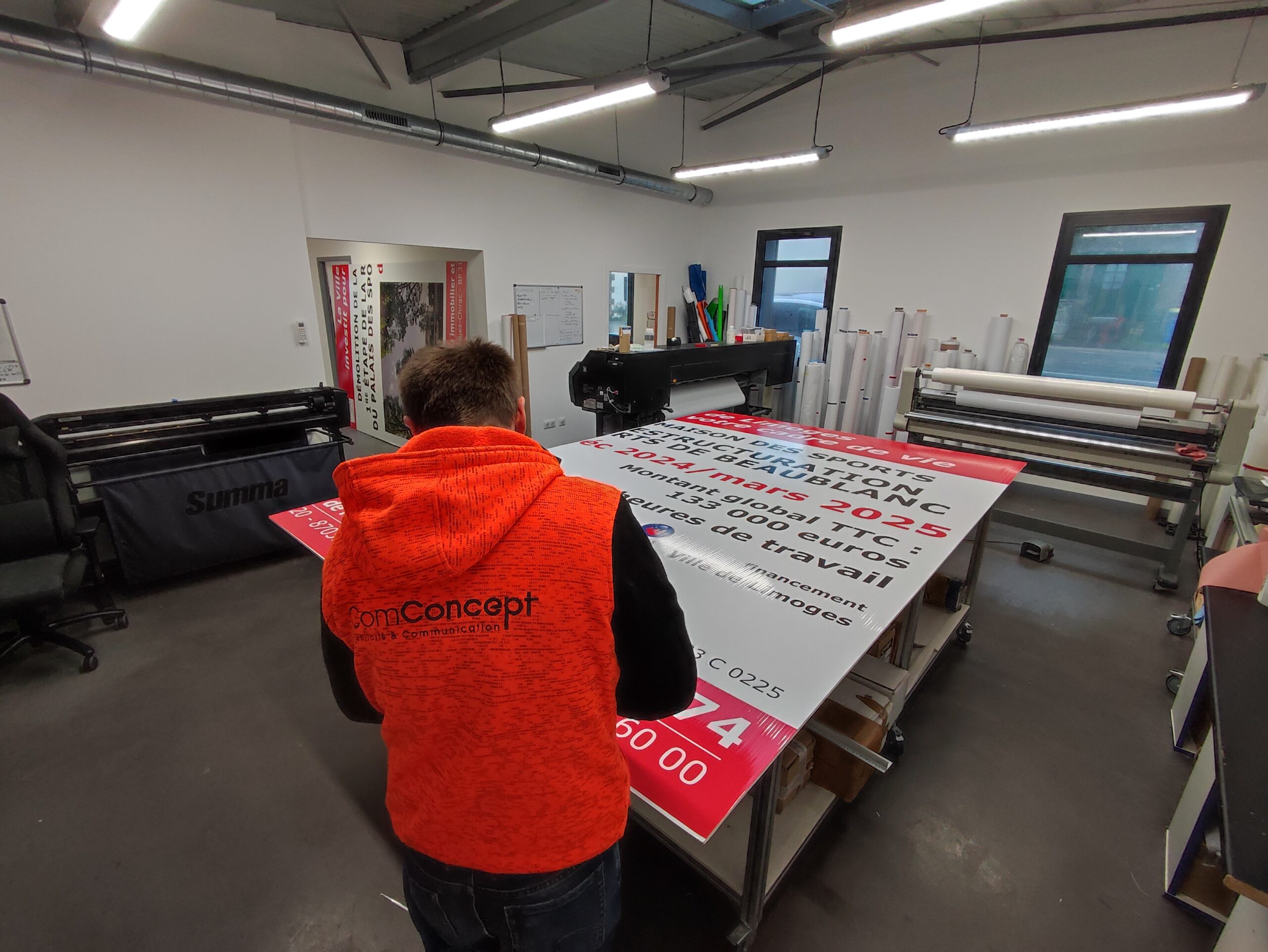 Prestation : Panneaux de chantier