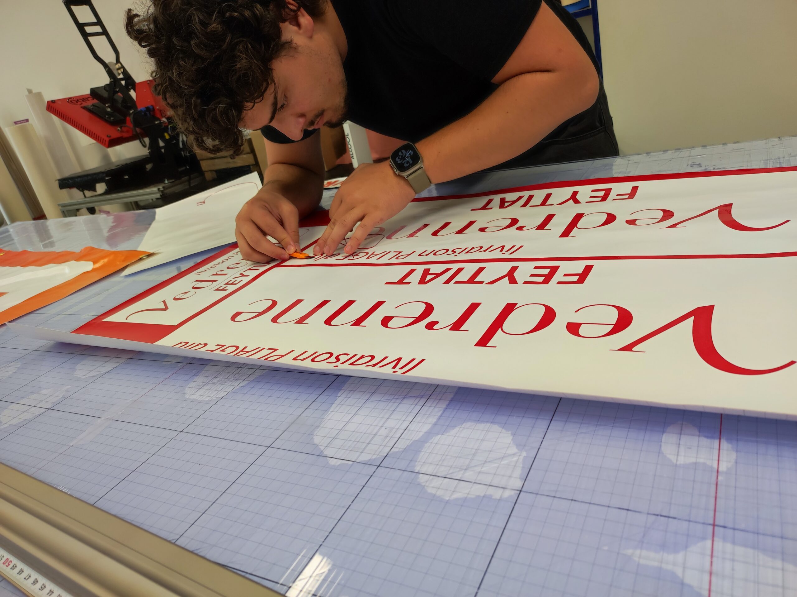 Prestation : Marquages adhésifs